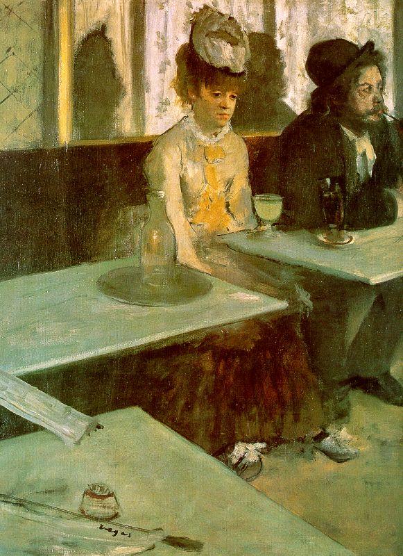 Edgar Degas Absinthe Drinker_t oil painting image